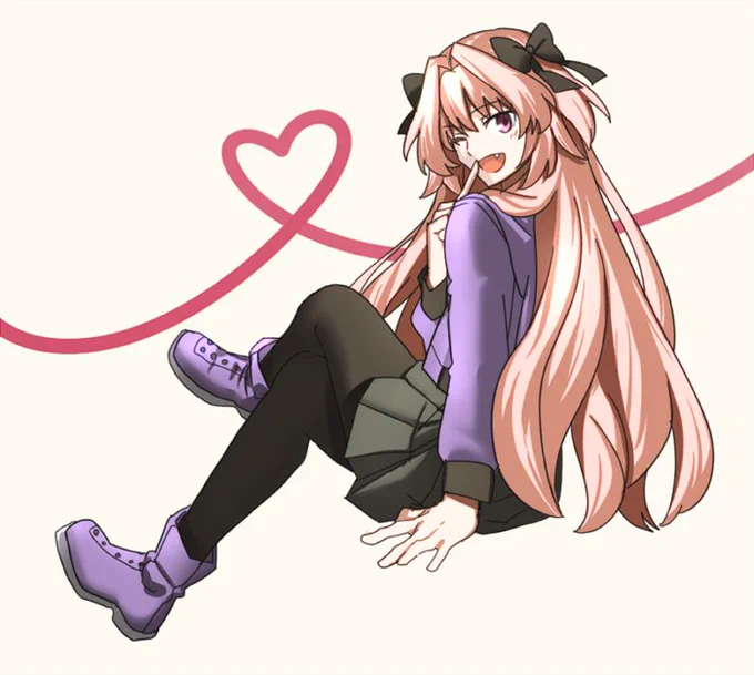 アストルフォくん!再臨したら三つ編みといたりしないかな～! #FateGO 