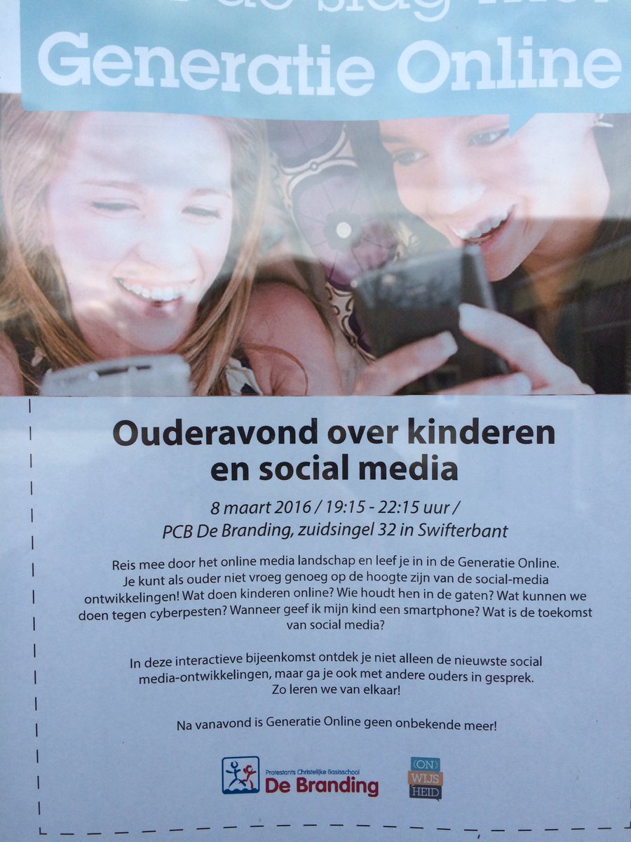 Vanavond ouderavond!!