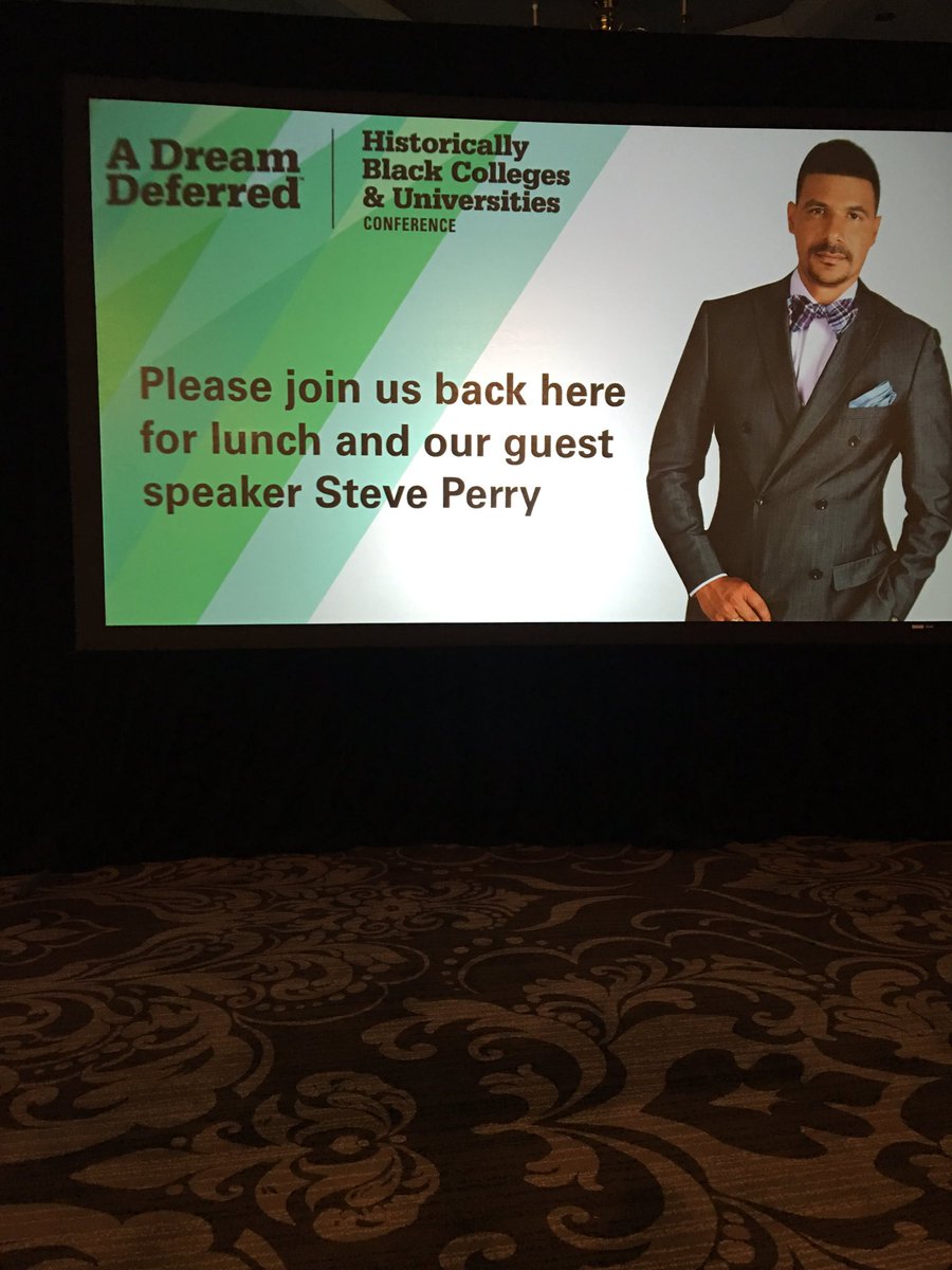 bgnance's tweet image. Can't wait for lunch speaker at A Dream Deferred &amp;amp; HBCU Conference. #ADreamDeferred16 #hbcuconf