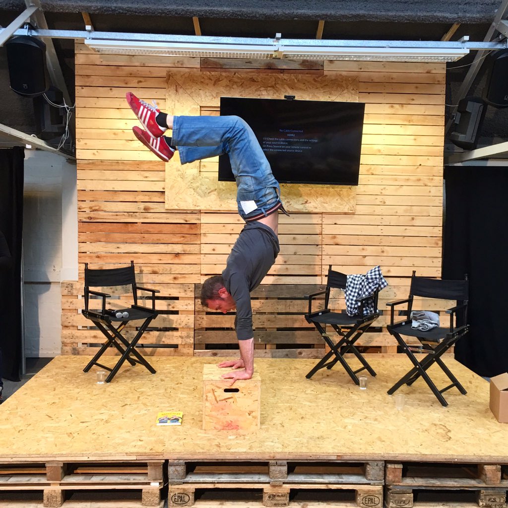Dave doing Scorpio on stage today <a href="/WebSummitHQ/">Web Summit Has Moved</a> before we did a talk - great fun - thanks for having us along! 👍🏻😄