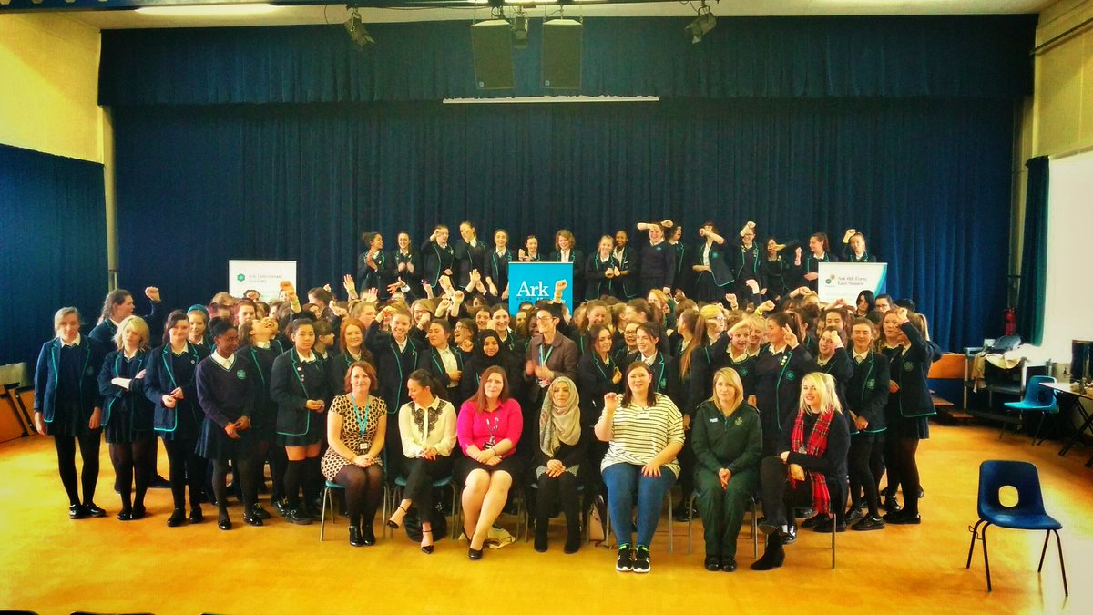 Alexandra_Ark's tweet photo. Inspiring women inspiring girls on #IWD2016 at Ark Helenswood Academy. Thanks to @FutureFirstOrg https://t.co/hB6NcREIeq