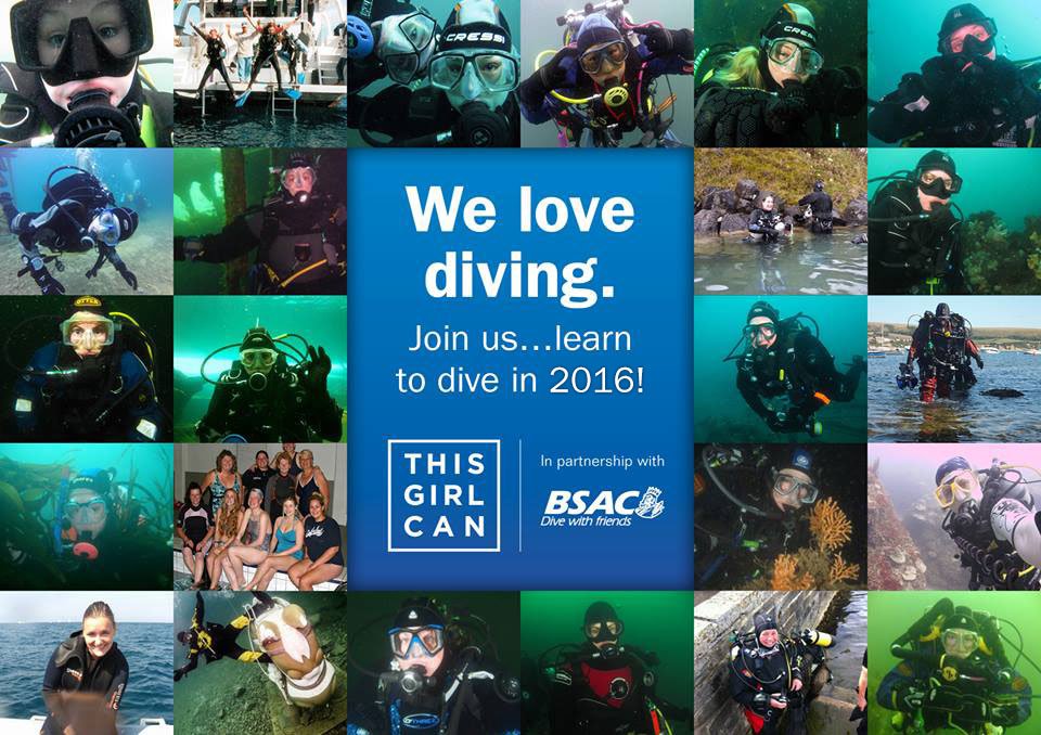 BSACdivers's tweet photo. It’s International Women's Day today - women everywhere please join us - give #scubadiving a go in 2016 #IWD2016 https://t.co/lsVayRocNi