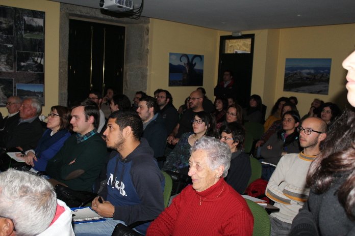 Momentos da presentación e da proxección do documental "Patrimonio Habitado" o sábado 5 en Lobios.