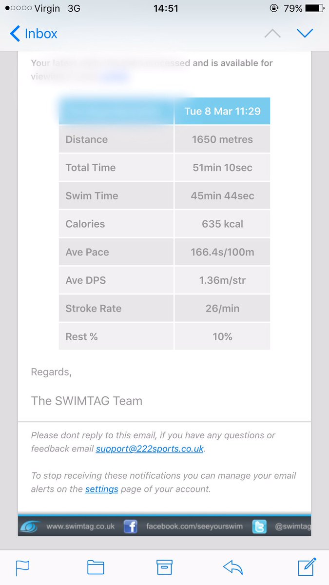 xHARRYMUNKx's tweet photo. Loving using the @Swimtag nice little 45 min swim aided by @PhDNutritionUK #leandegree so much more energy 💪💪 https://t.co/7xXvKte0CP