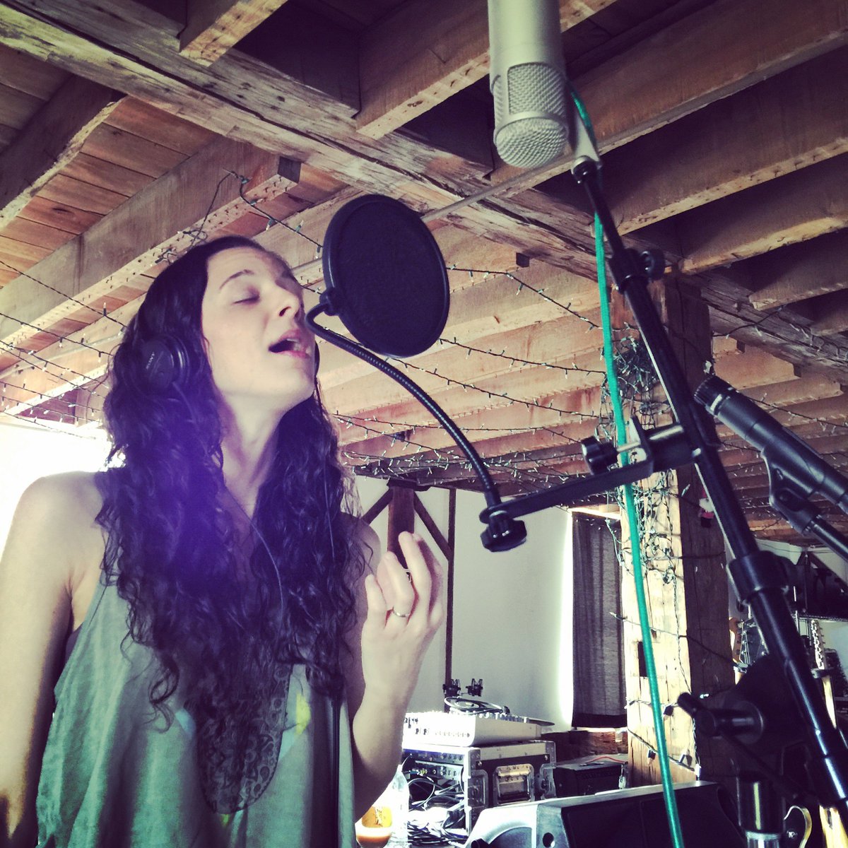 mrgnomemusic's tweet photo. Recording some last minute vocals for Album #5!  So very close to sending this bad boy off for mixing... https://t.co/yFtcyynKxv