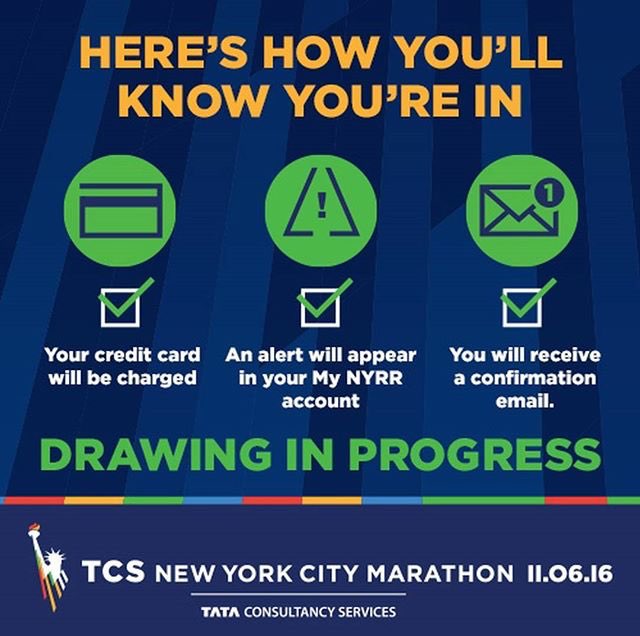 CarleeMcDot's tweet photo. It's about that time... May the odds ever be in your favor... #ReapingDay @nycmarathon https://t.co/r0Q3v3UpQP