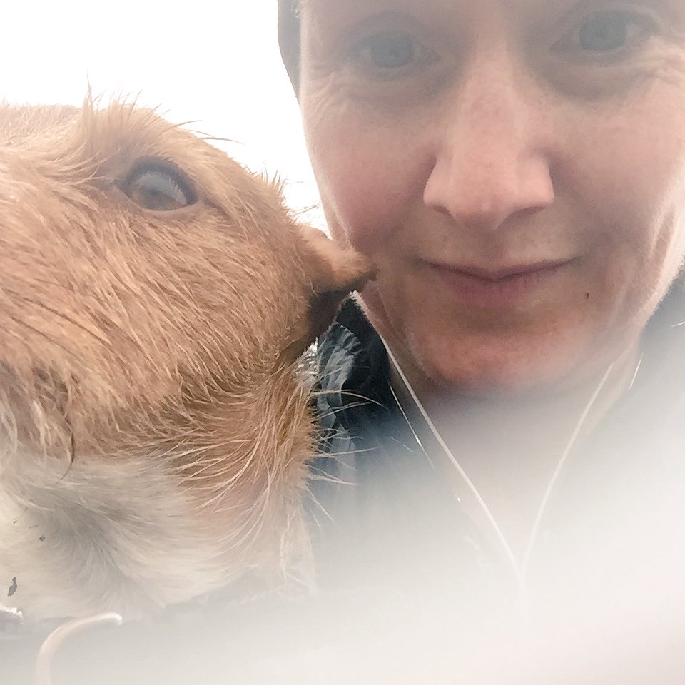 _LowriMorgan's tweet photo. Pep talk w/ the dog this am: 'Nel, fitness wise u're spot on but mentally u need to pull ur socks up' #hatesrain https://t.co/xZ66lW5VH3