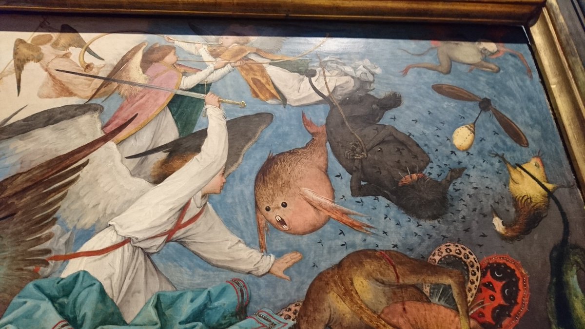 ブリューゲルの絵画に描かれた悪魔がコミカル過ぎてジワジワくると話題に どこで何を間違えたのか Togetter