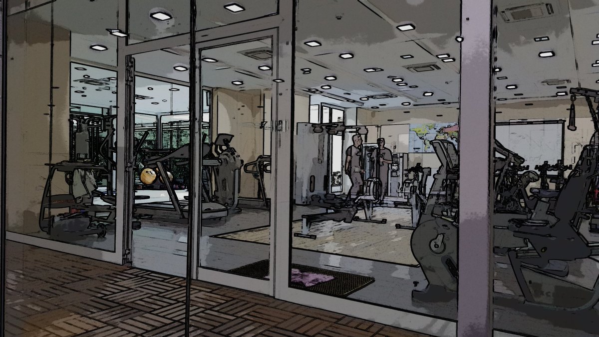 MaltaPT's tweet photo. One of the brand new gyms we work out of :) But where ? #location #cartoon #gym #MPT https://t.co/zR6duV0ZFY