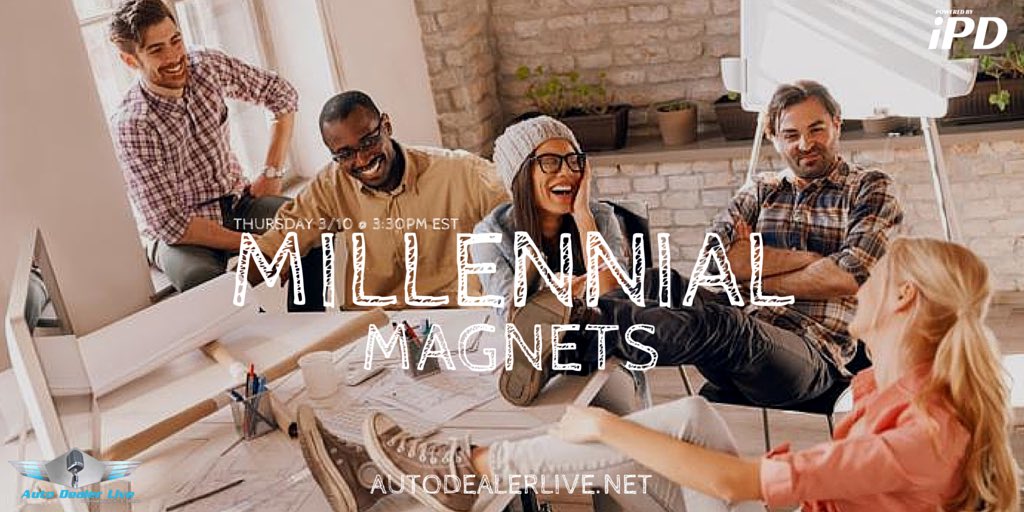 ActivateTheWord's tweet photo. Don't miss @JarrodGlandt on #AutoDealerLive this week for #MillennialMagnets https://t.co/ZR2RXYXCex