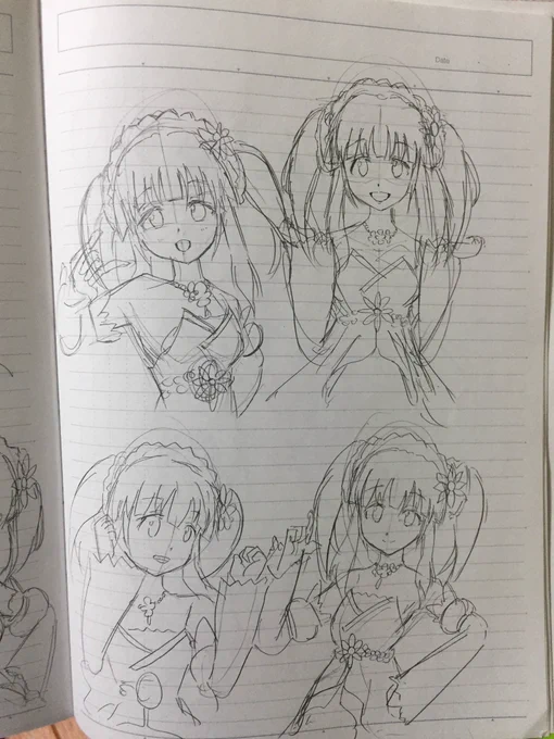 デレステのスクショで練習 