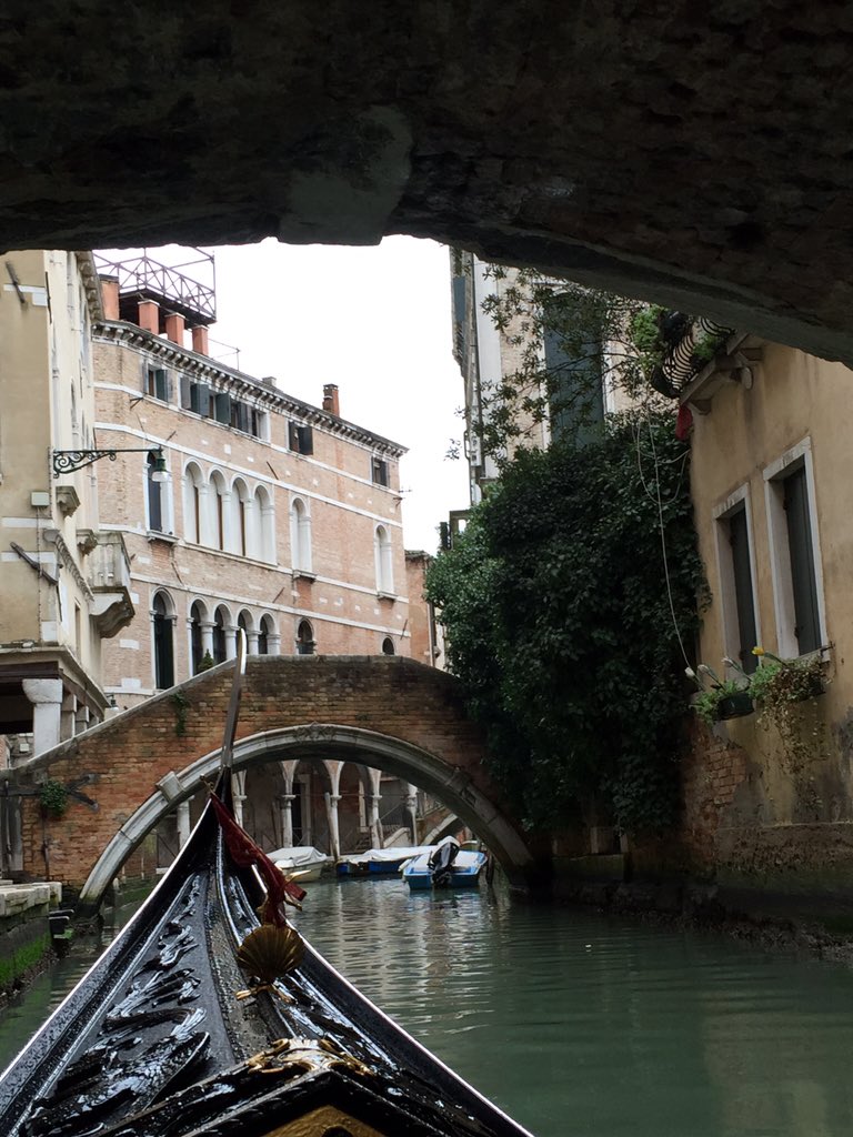aria_db's tweet photo. Gondola rides in the streets of Venice #finally #italy https://t.co/CV3jq5HRhv