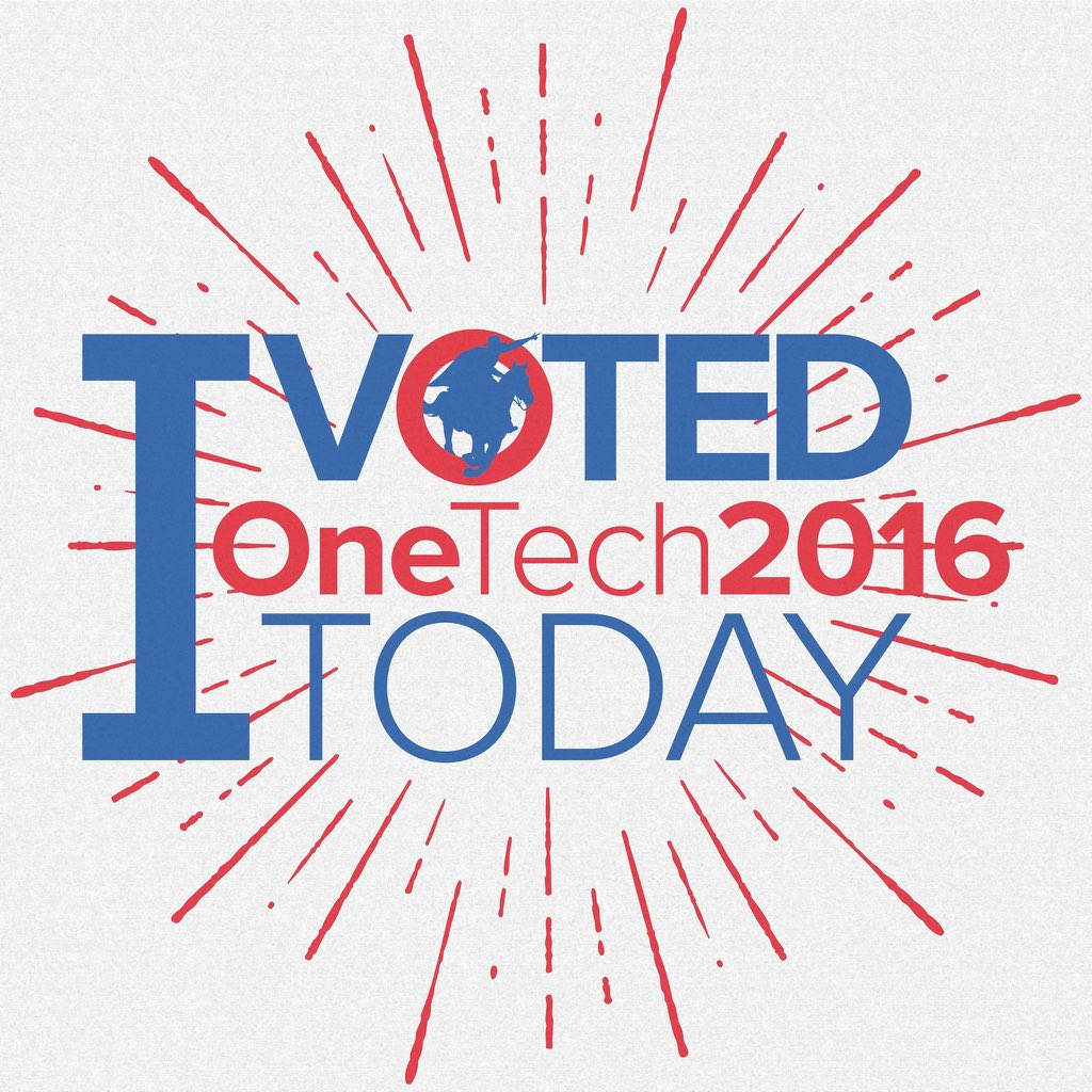 sandraoaddo's tweet photo. Friends, it's Election Day! https://t.co/ohXfIakUGl
#VoteOneTech #LetsGetz https://t.co/TU991RAy2I