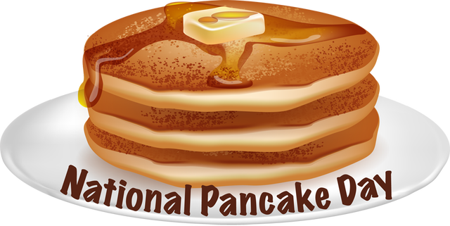 Happy National Pancake Day! Come in and celebrate with a stack of 3 of our buttermilk pancakes!