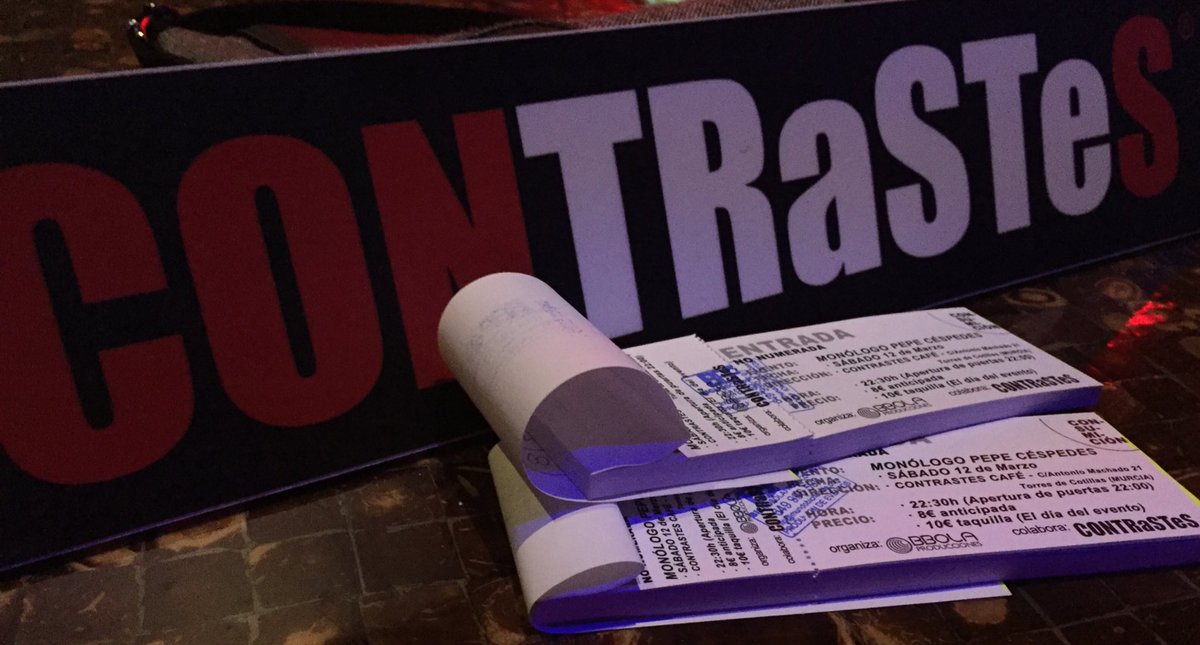 ContrastesCafe's tweet photo. Ya puedes comprar las entradas de @pepecespedesfan en el local!!!
Date prisa que están volando!! https://t.co/0qrhFraPJw