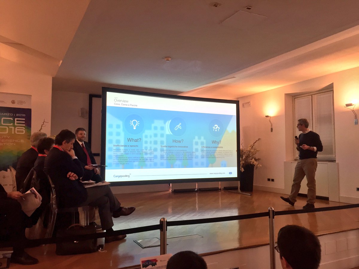 Assolombarda's tweet photo. #Startup #VentureCompetition Per categoria #SuperEnterprise in gara @cargopooling, #GoCloud @pony0emissioni #MCE4X4 https://t.co/oSgyklt0I9