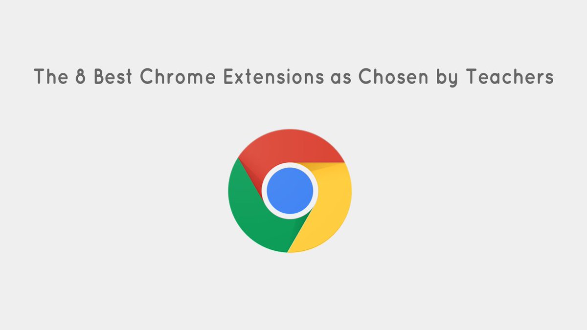 BetterCloud's tweet photo. These are the 8 best Chrome Extensions for teachers to use in the classroom.
https://t.co/S6ELCZiTqQ https://t.co/HByq1TuZoR