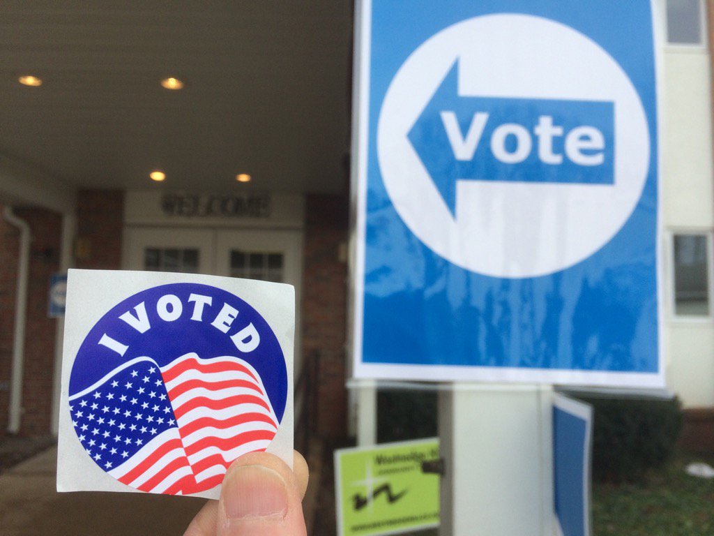 Get out and vote folks.
It matters!