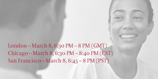 EgonZehnder's tweet photo. Join the live stream of our #leadersanddaughters events today in London, Chicago &amp; San Fran https://t.co/vRwvwrVmpF https://t.co/XyvWdi1pVI