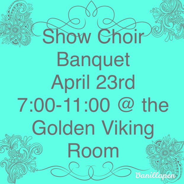 WHSEncore's tweet photo. Tickets will go on sell soon for all choir members(and their dates). Guest tickets may be available! #Squadcore π https://t.co/YuZyFv1bpH
