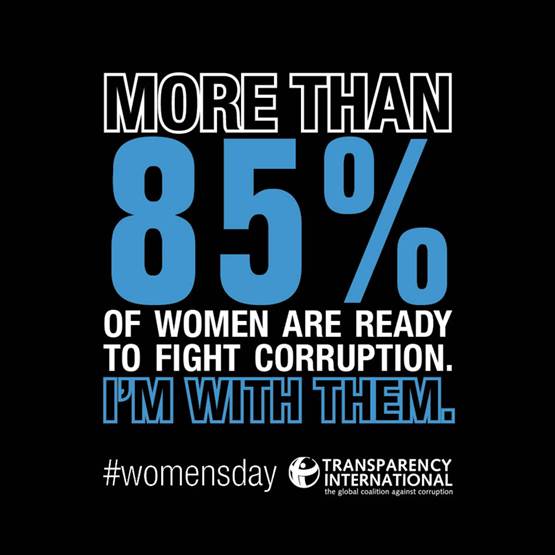 anticorruption's tweet image. We're inspired by the millions of women fighting #corruption around the world! #IWD2016 #InternationalWomensDay