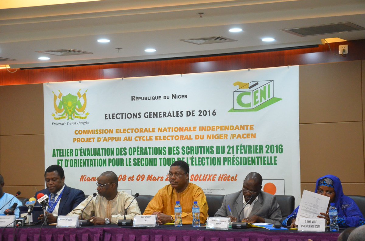 CENI_Niger's tweet photo. Atelier d’évaluation des élections du 21 février 2016.
Lire la suite sur https://t.co/8eSsagtH3M

@PnudNiger https://t.co/Lej1df1INo