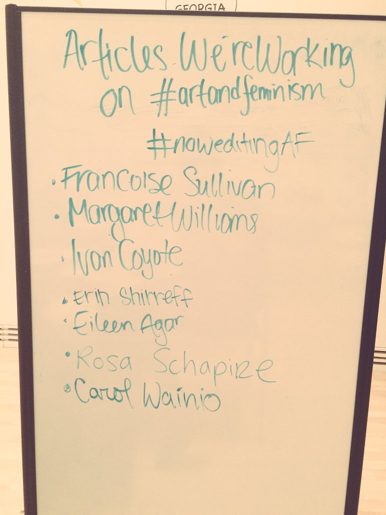 artplusfeminism's tweet photo. Articles we're currently working on #noweditingaf #artandfeminism https://t.co/vtxp2jW8no