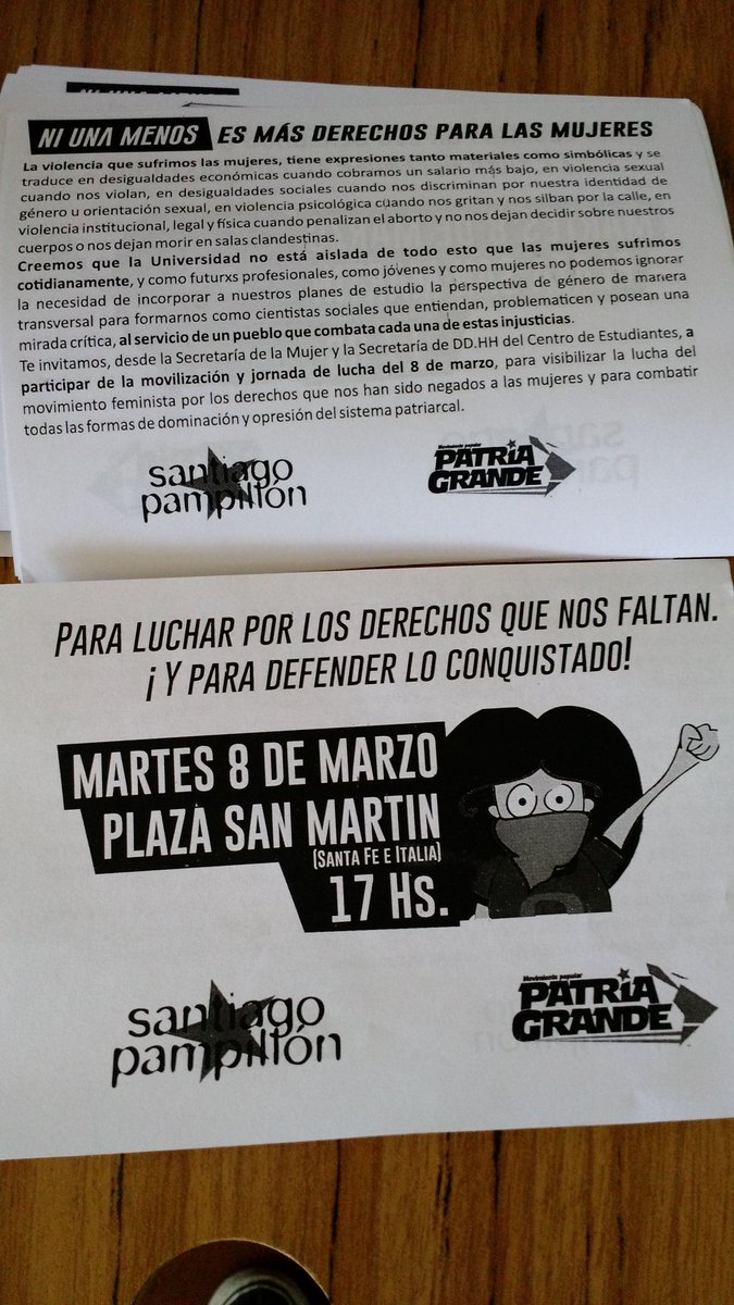 bautistabeco's tweet photo. Go 17hs plaza San Martín (Moreno y Córdoba) defendiendo los DDHH como siempre ! 
De las mujeres como personas!! 🐦🌳 https://t.co/jsRotkC53r
