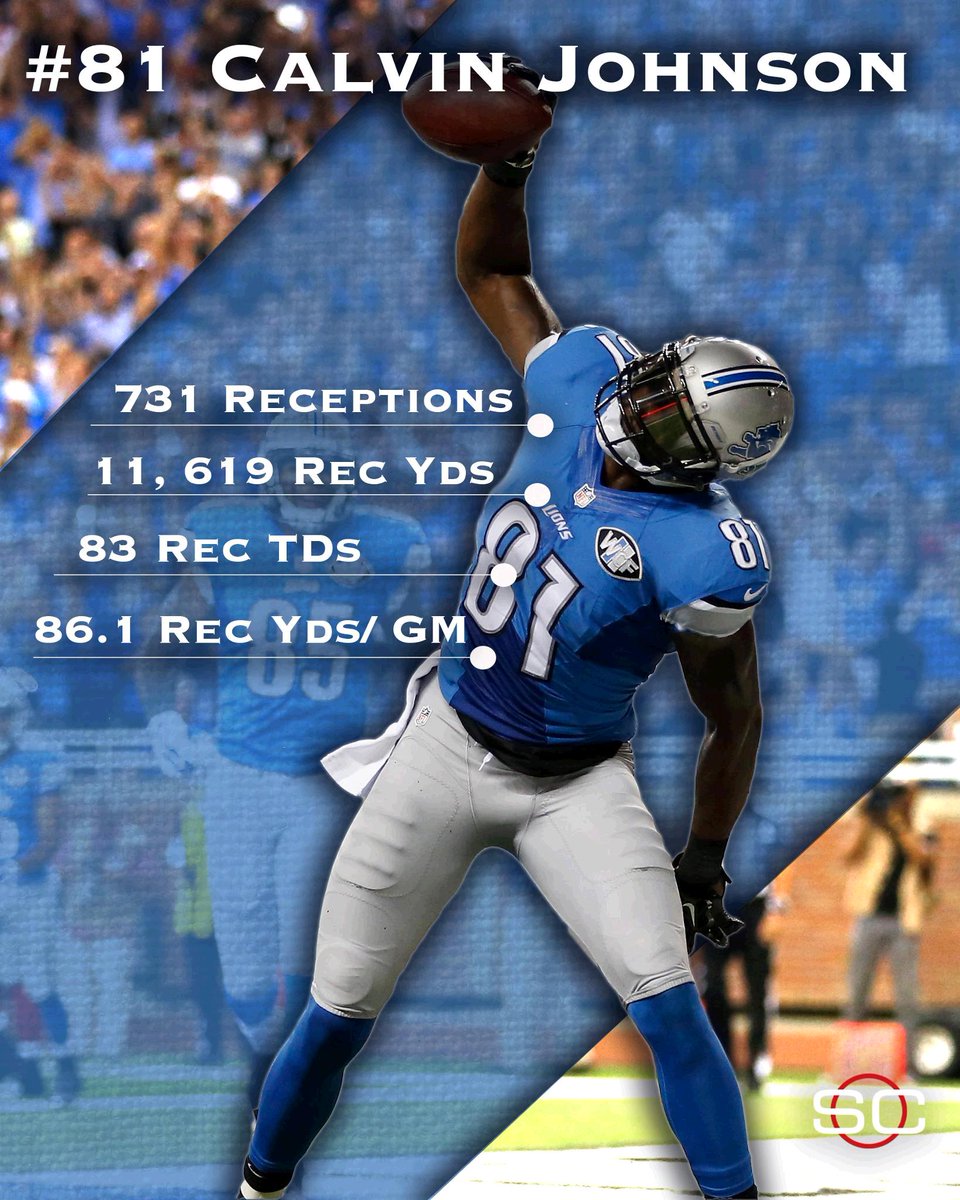 SportsCenter's tweet photo. Lions make it official: Calvin Johnson is retiring.
Megatron walks away as Detroit's all-time leading receiver. https://t.co/qRbLRFG2Pm