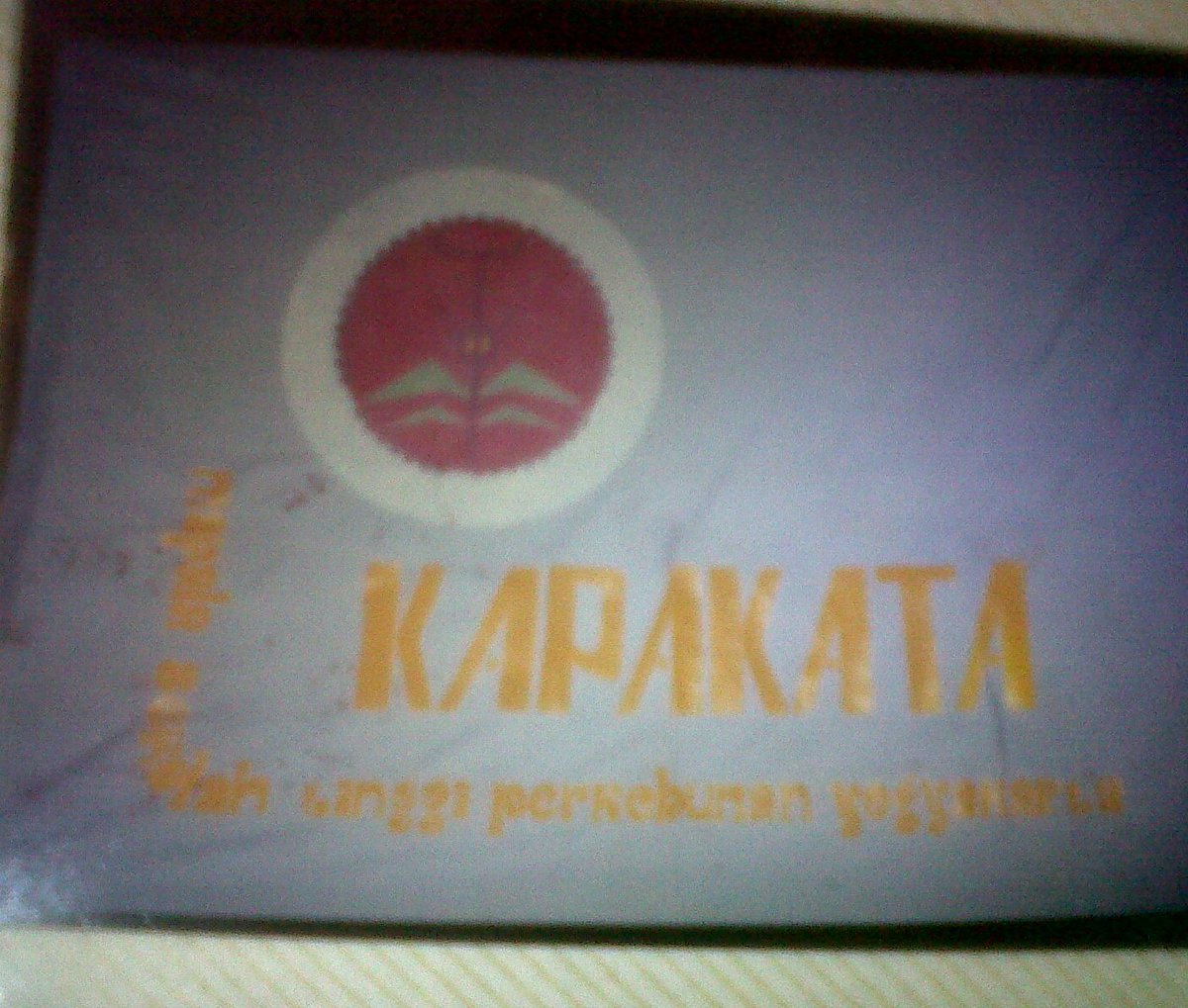 kibaran cita (red. bendera) KAPAKATA pada awal berdirinya. kala itu nama kampus masih STIPER Yogyakarta