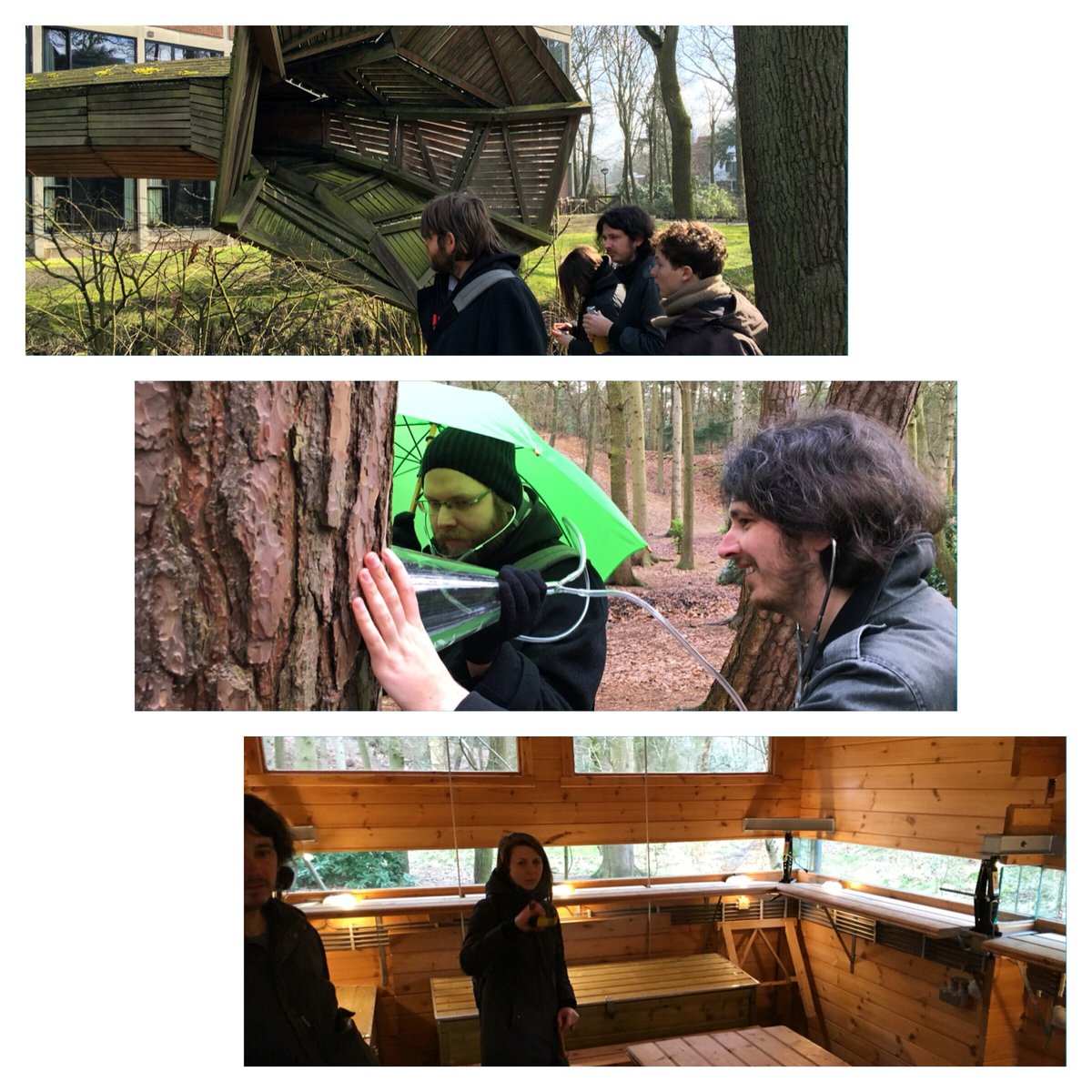 Soundlings's tweet image. Today we're in the Klankenbos, preparing for our residency next winter