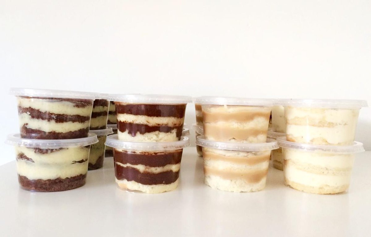 cake_pot's tweet photo. Bolo no pote, muito recheio, delicioso, diversos sabores! Yummy! #bolonopote #cakepot #festatododia https://t.co/iU56ttHGfF