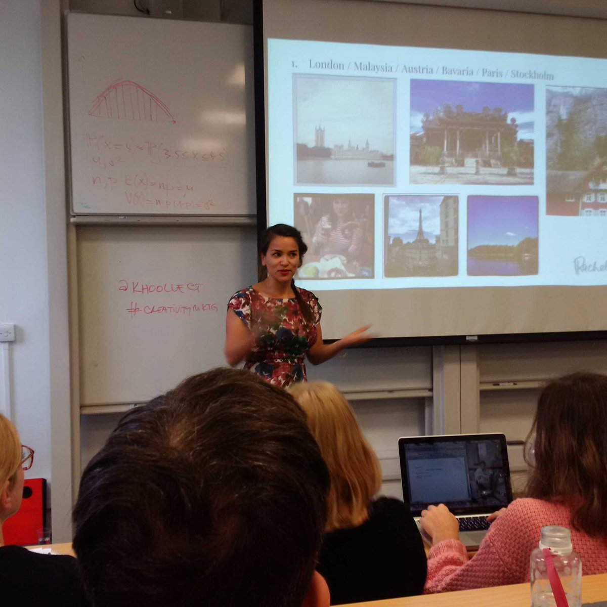 marietaillard's tweet photo. Creative Seminar with @rkhooks today for our students in #creativitymktg working on new @Khoollect site https://t.co/2XspEX58yt