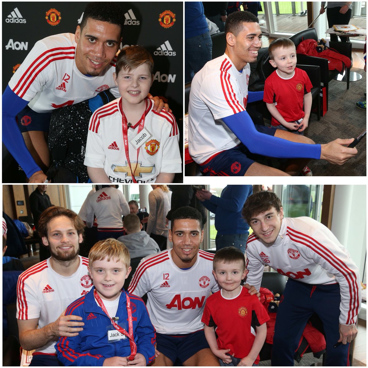 ChrisSmalling's tweet image. It's a pleasure to help create special memories at the @MU_Foundation #mudreamday for our brave young #mufc fans. 😊