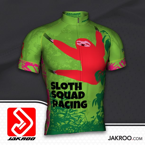 sloth bike jersey