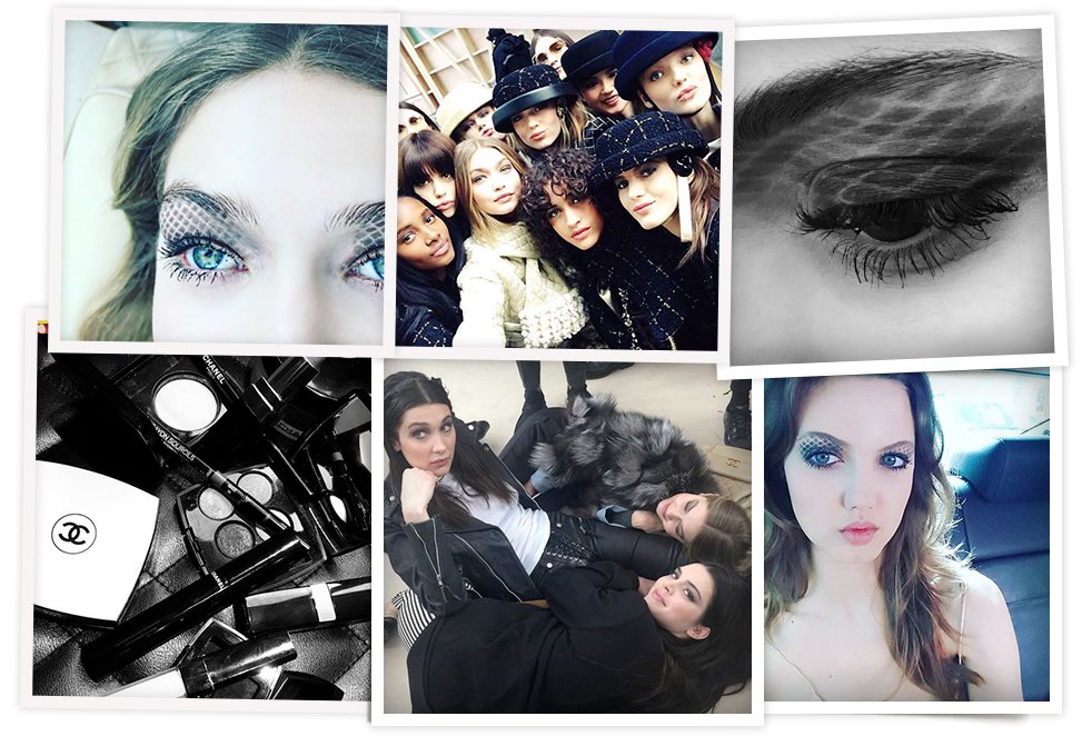 VogueFrance's tweet photo. En backstage du défilé #Chanel avec les tops ! https://t.co/mNADgPZeCw https://t.co/LydyzZejZg