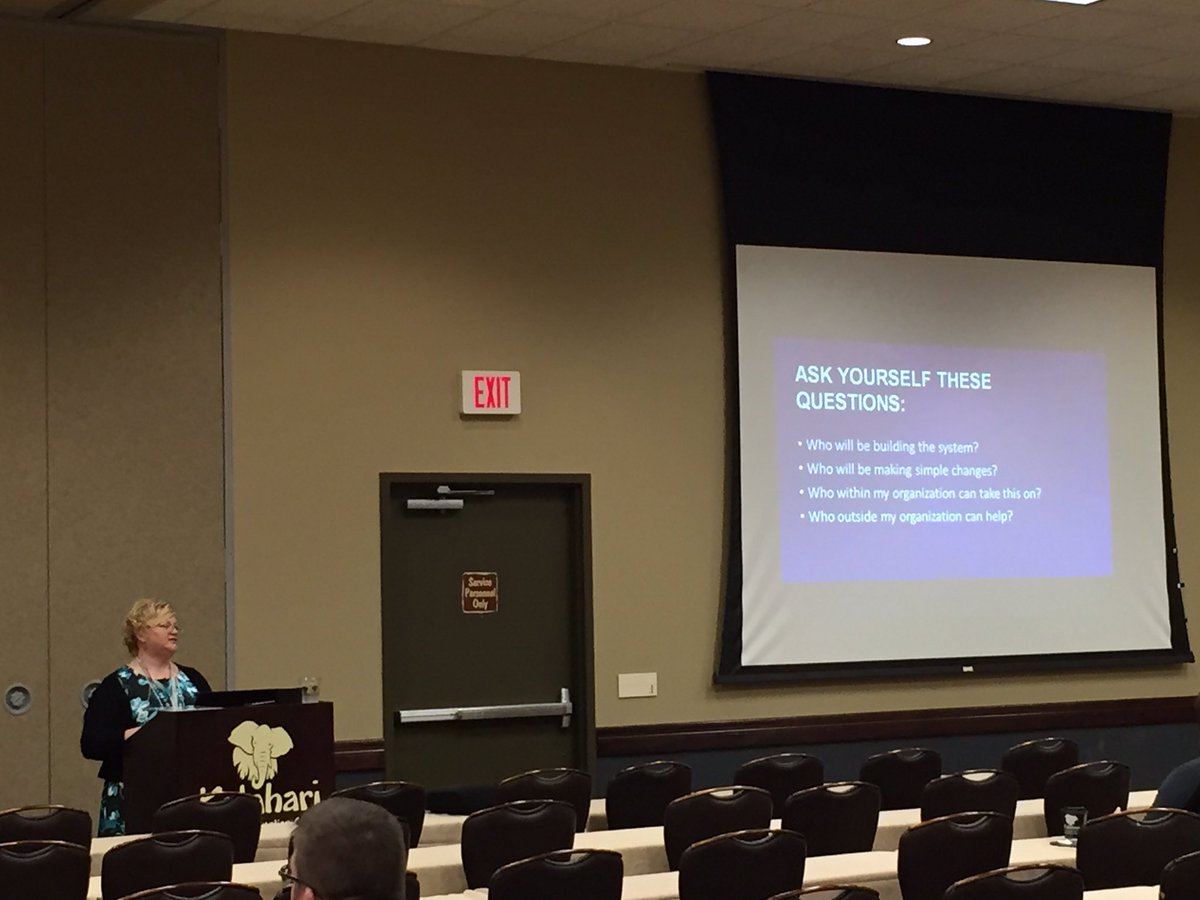 WSSCAupdates's tweet photo. Sheli Kult of @onalaskaschools presenting on Using Technology to Enhance Building #Safety #WSSCA2016 https://t.co/icaJAZJe50