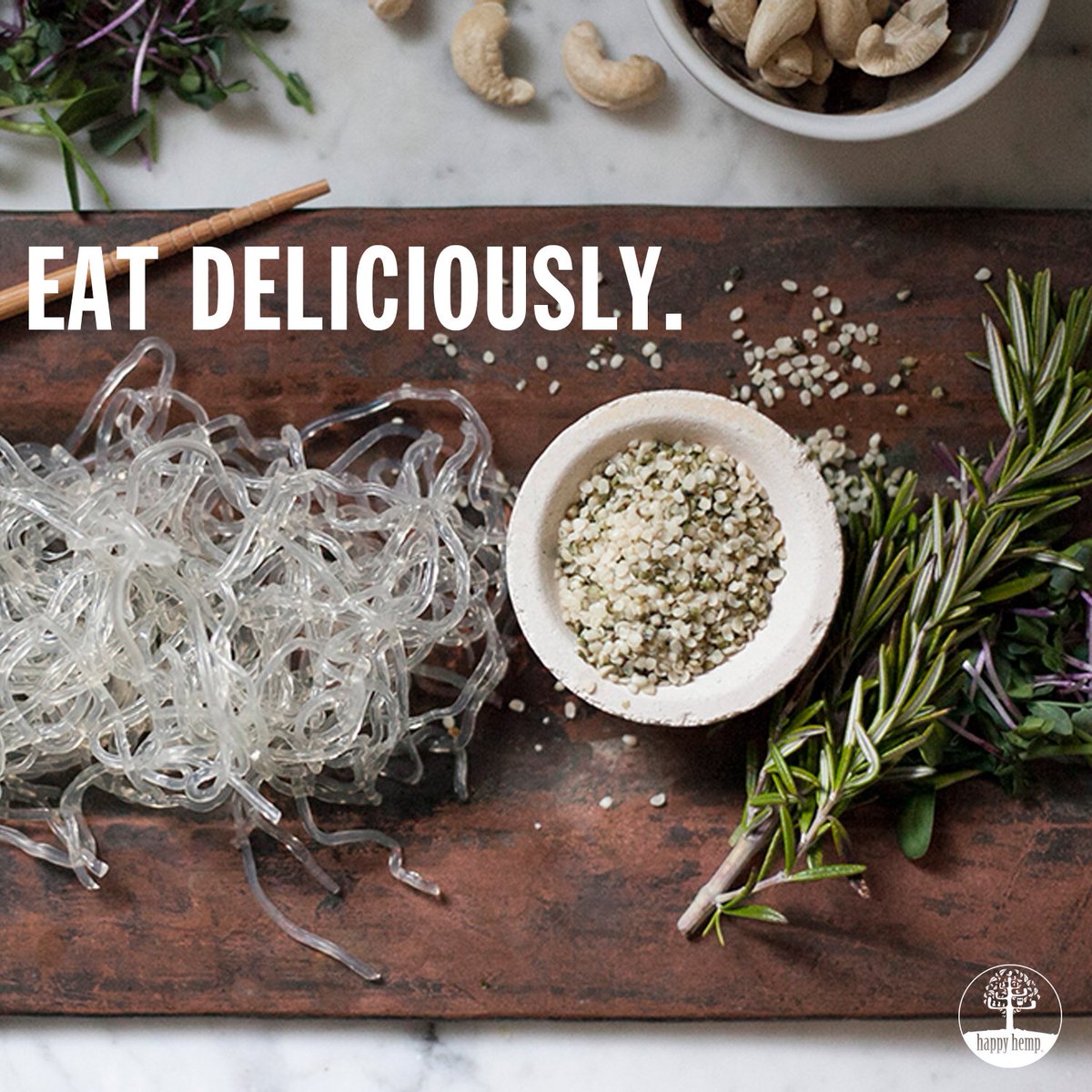 Life's too short. Eat deliciously 😋

#hempseeds #eathappy #happiness #delicious #kelp #rosemary #herbs