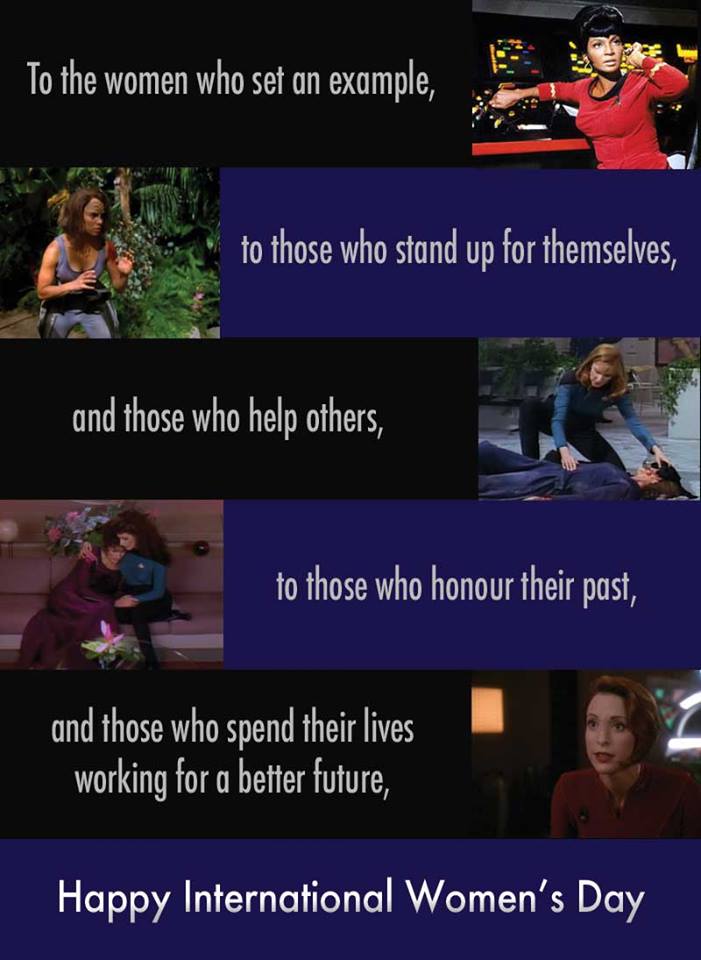 LWLOttawa's tweet photo. @StarTrek :a leader in appointing women to roles of leadership
#UHURALounge @avspacemuseum 
#starfleetgala #IWD2016 https://t.co/FMVYoWE4EI