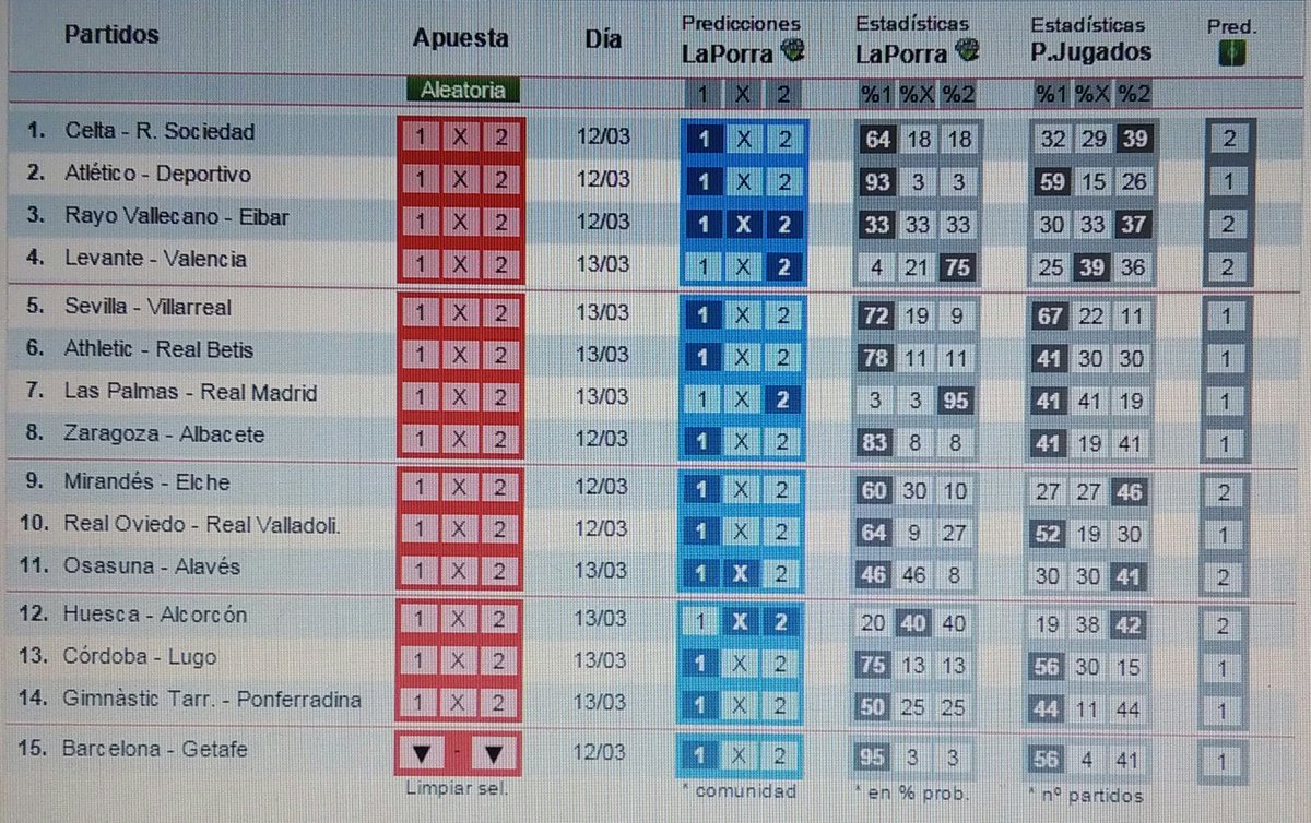 ganassiapuestas's tweet photo. Pronósticos de apuestas para la J45 de Liga BBVA https://t.co/egAezdfhPO
