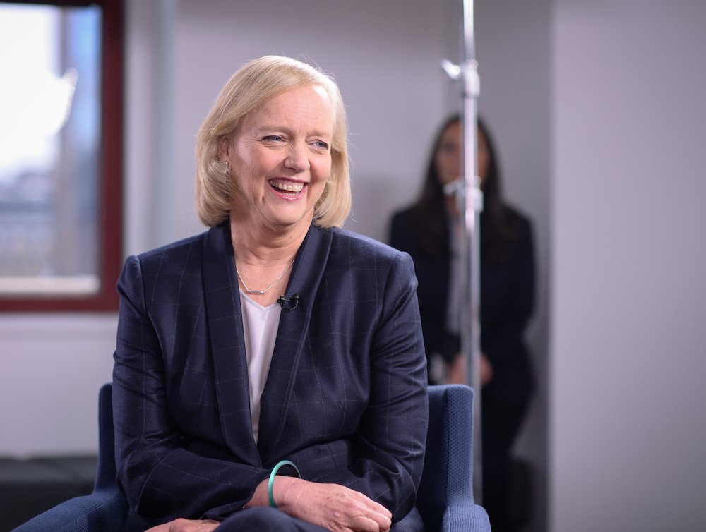Forbes's tweet photo. Why Meg Whitman plans to hire 8,000 college graduates this year: https://t.co/JLzNn2weec https://t.co/tQyUOj2npA