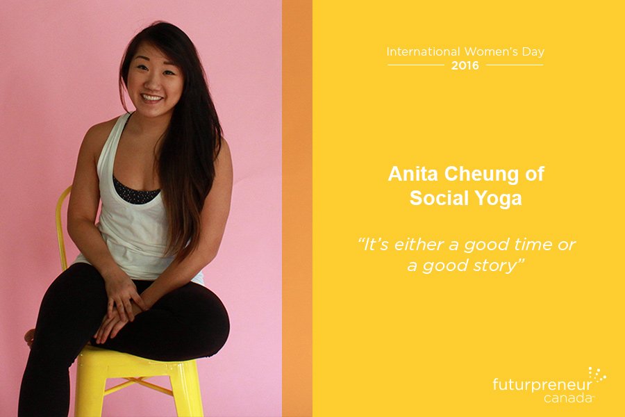 Futurpreneur's tweet image. .@TheSocialYoga shares who inspires her &amp;amp; why women should pursue entrepreneurship: ow.ly/YZbR9 #IWD2016