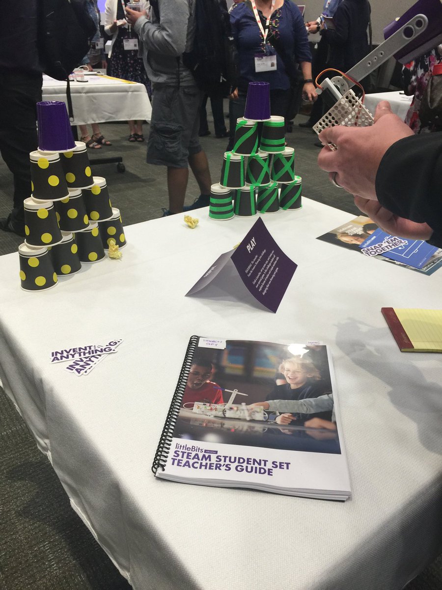 Love playing with the new <a href="/littleBits/">littleBits</a> STEAM student set. #SXSWedu