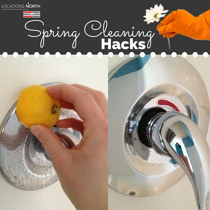 LocationsNorth's tweet photo. #SpringCleaningHack #4: Use half of a lemon to shine chrome faucets and knobs in your sinks and shower. https://t.co/5NQyeBcRK2