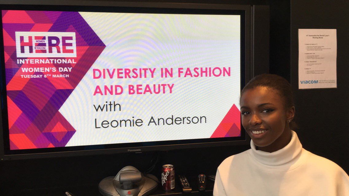 Leomie_Anderson's tweet photo. Thank you to the team at Viacom for having me speak as part of their international women's day event! https://t.co/EhpZQiBDEn