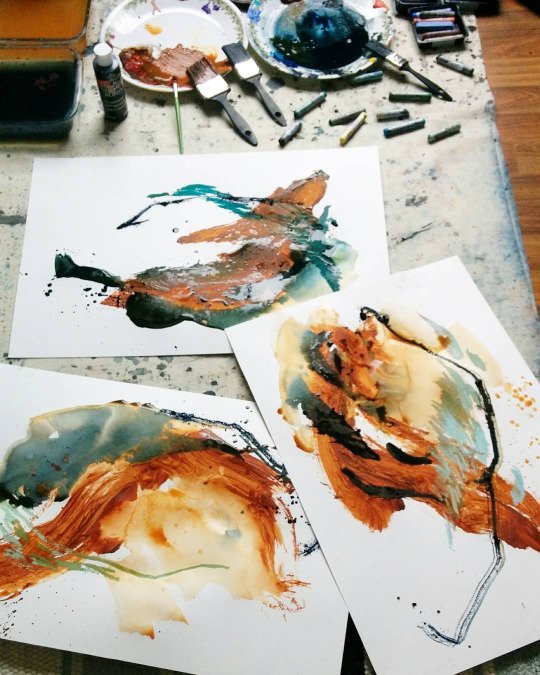 yingguoart's tweet photo. The process of painting has taught me to appreciate any state of the creation #abstarct #Paintings #workinginprogres https://t.co/x5EQodq9Dj