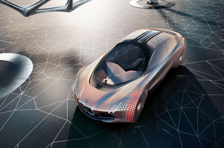 autocar's tweet photo. Would you buy a future BMW inspired by this, the BMW Vision Next 100? #VisionNext100 https://t.co/Gkcn4LVYhQ https://t.co/cyTdDz1r9c