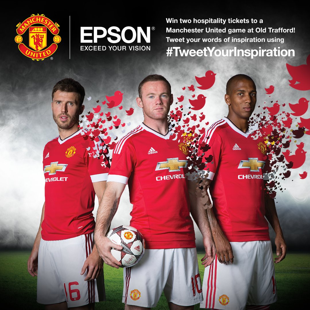 ManUtd's tweet photo. All you have to do is Tweet a message of inspiration to the squad using #tweetyourinspiration https://t.co/6tnQKq73qV