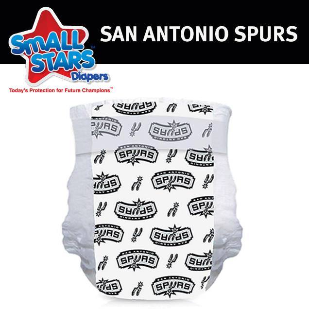 #SmallStarsDiapers The Official Licensed #SanAntonio #Spurs diaper on shelves now.  smallstarsdiapers.com