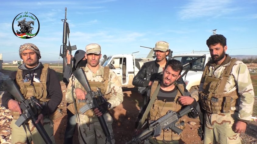 QalaatAlMudiq's tweet photo. More footage showing US supplied Rebels expelling #ISIS from village of #Doudyan, N #Aleppo. https://t.co/WOzJIESyLe https://t.co/sD8J6eOyJK